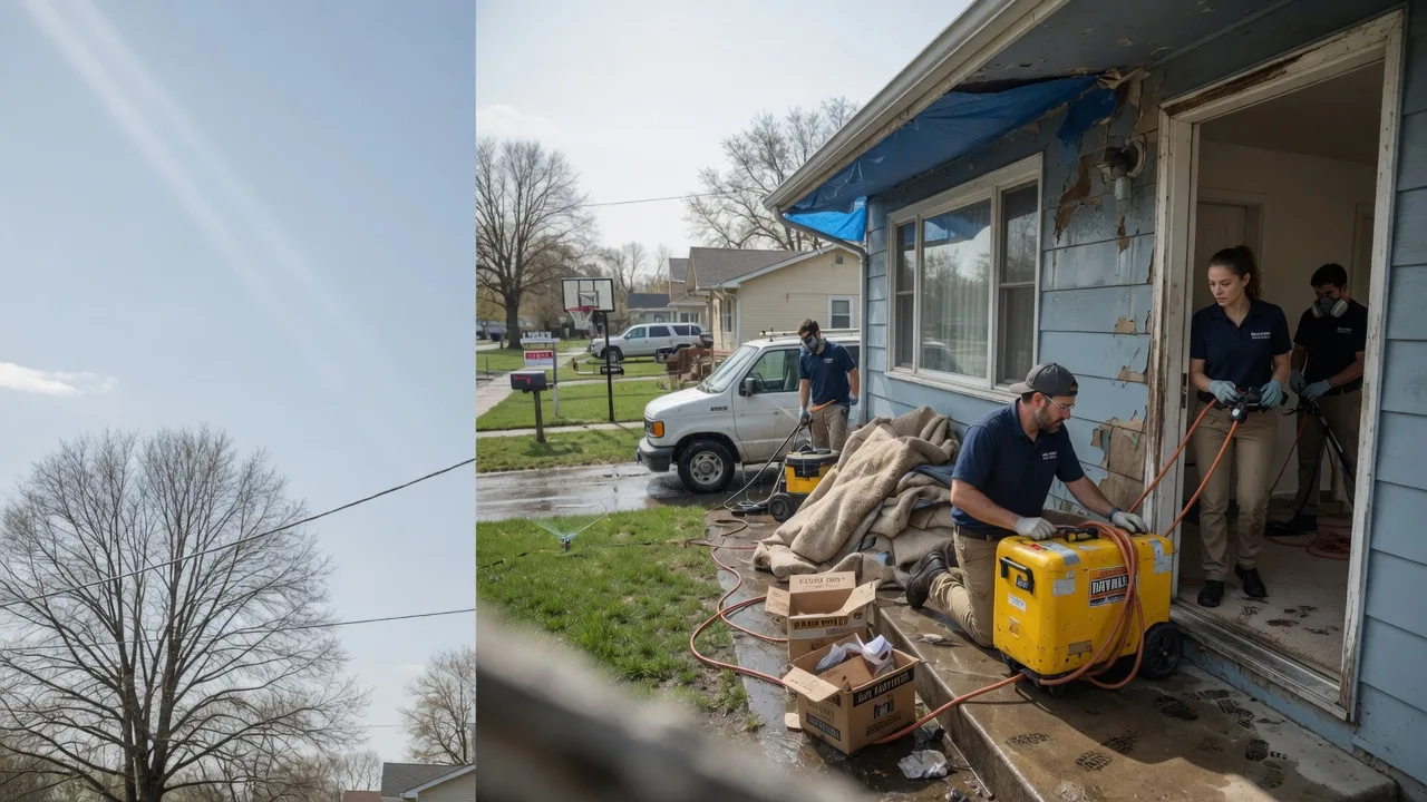Basement Flood Cleanup in Auburn, KY near me
